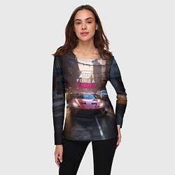 Лонгслив женский Forza Horizon street racing, цвет: 3D-принт — фото 2