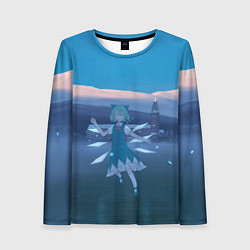 Лонгслив женский Touhou Project Cirno Тируно 9, цвет: 3D-принт