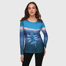 Лонгслив женский Touhou Project Cirno Тируно 9, цвет: 3D-принт — фото 2