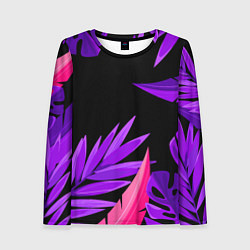 Лонгслив женский Floral composition - neon, цвет: 3D-принт