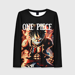 Женский лонгслив Злой Луффи из One Piece