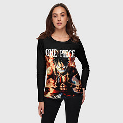 Лонгслив женский Злой Луффи из One Piece, цвет: 3D-принт — фото 2