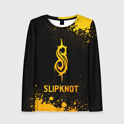 Лонгслив женский Slipknot - gold gradient, цвет: 3D-принт