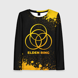 Лонгслив женский Elden Ring - gold gradient, цвет: 3D-принт