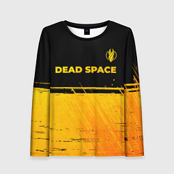 Лонгслив женский Dead Space - gold gradient посередине, цвет: 3D-принт