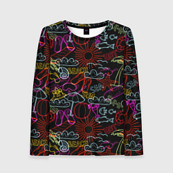 Женский лонгслив Beach pattern