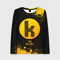 Лонгслив женский The Killers - gold gradient, цвет: 3D-принт