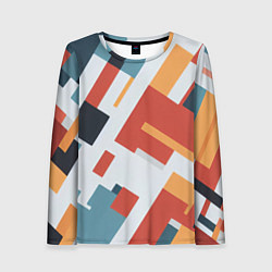 Женский лонгслив Геометрический узор - нейросеть