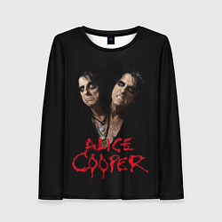 Лонгслив женский Alice Cooper paranormal, цвет: 3D-принт