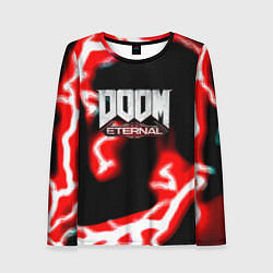 Лонгслив женский Doom eternal storm, цвет: 3D-принт