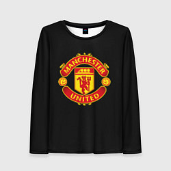 Лонгслив женский Manchester United fc club, цвет: 3D-принт