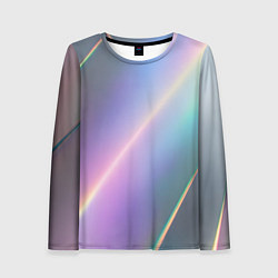 Женский лонгслив Металлическая голография