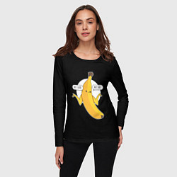 Лонгслив женский Not good - not bad, цвет: 3D-принт — фото 2