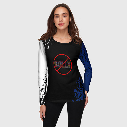 Женский лонгслив Bully game краски рокстар / 3D-принт – фото 3
