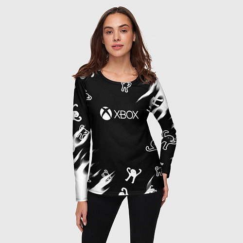 Женский лонгслив Ъуъ съука xbox mem / 3D-принт – фото 3
