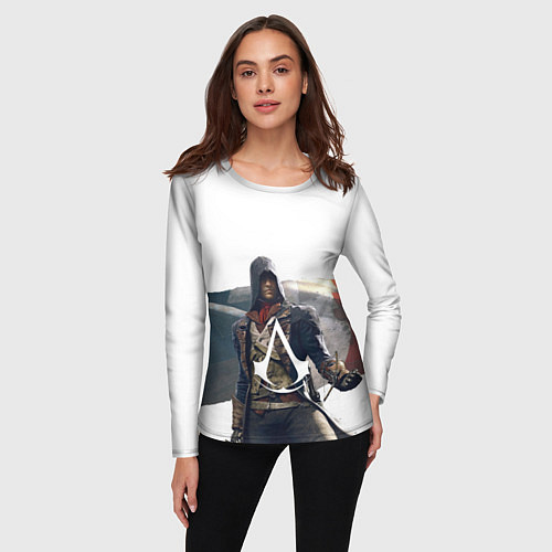 Женский лонгслив Французская революция Assassins / 3D-принт – фото 3