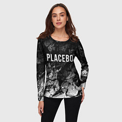 Лонгслив женский Placebo black graphite, цвет: 3D-принт — фото 2