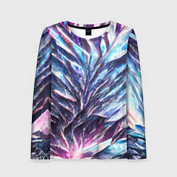 Женский лонгслив Синий драгоценный камень