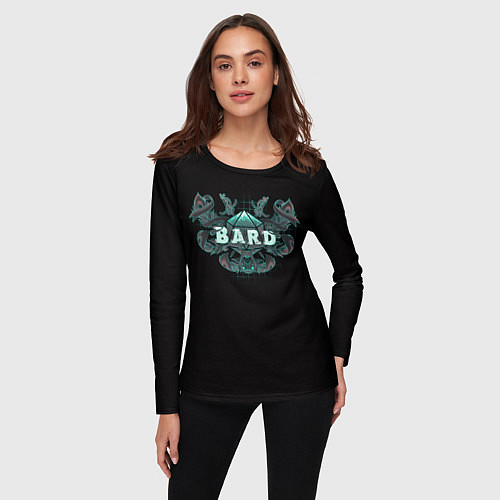 Женский лонгслив Bard - Dnd / 3D-принт – фото 3