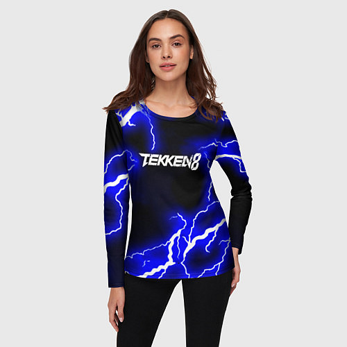 Женский лонгслив Tekken молнии / 3D-принт – фото 3