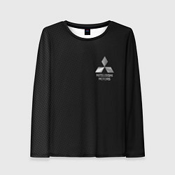 Лонгслив женский Mitsubishi - carbon and metal, цвет: 3D-принт