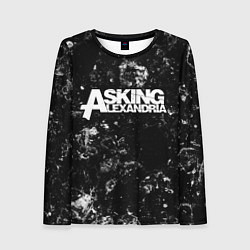 Лонгслив женский Asking Alexandria black ice, цвет: 3D-принт