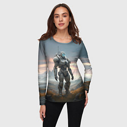 Лонгслив женский Разведывательный андроид, цвет: 3D-принт — фото 2