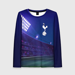 Лонгслив женский Tottenham ночное поле, цвет: 3D-принт