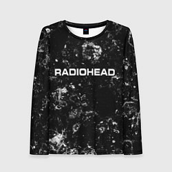 Женский лонгслив Radiohead black ice