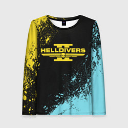 Лонгслив женский Helldivers 2: Skull Logo, цвет: 3D-принт