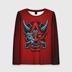 Лонгслив женский Киберпанк 2077 самурай colored, цвет: 3D-принт