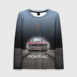 Лонгслив женский Американский масл-кар Pontiac GTO, цвет: 3D-принт