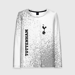 Лонгслив женский Tottenham sport на светлом фоне вертикально, цвет: 3D-принт