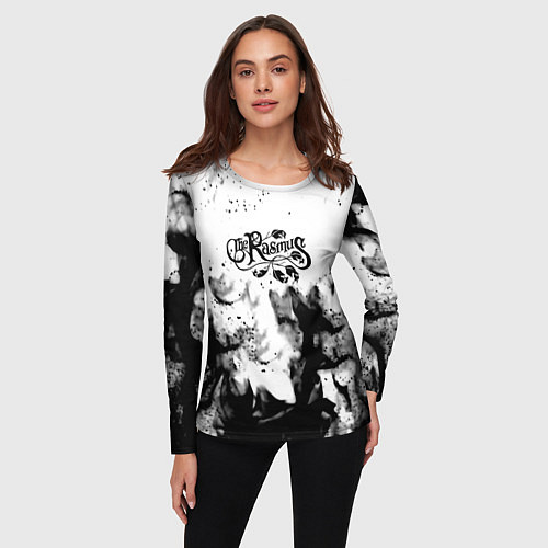 Женский лонгслив Rasmus smoke steel / 3D-принт – фото 3