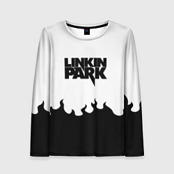 Лонгслив женский Linkin park rock fire, цвет: 3D-принт