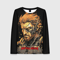 Лонгслив женский Веном Снейк Metal gear game, цвет: 3D-принт