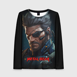 Лонгслив женский Веном Снейк из игры Metal gear, цвет: 3D-принт