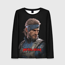 Лонгслив женский Веном Снейк из игры Metal gear, цвет: 3D-принт