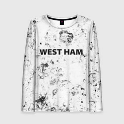 Женский лонгслив West Ham dirty ice