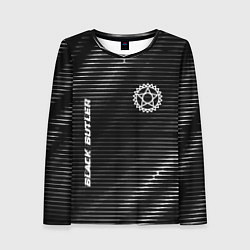 Лонгслив женский Black Butler metal anime lines, цвет: 3D-принт
