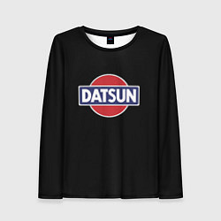 Лонгслив женский Datsun logo, цвет: 3D-принт