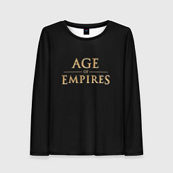 Лонгслив женский Age of Empires logo, цвет: 3D-принт