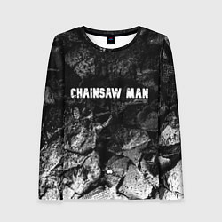 Лонгслив женский Chainsaw Man black graphite, цвет: 3D-принт