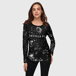 Лонгслив женский Sevilla black ice, цвет: 3D-принт — фото 2