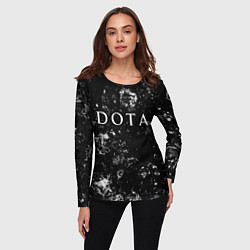 Лонгслив женский Dota black ice, цвет: 3D-принт — фото 2