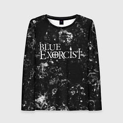 Лонгслив женский Blue Exorcist black ice, цвет: 3D-принт