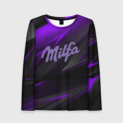 Лонгслив женский Milfa milka style, цвет: 3D-принт