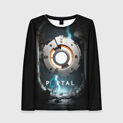 Лонгслив женский Portal space, цвет: 3D-принт