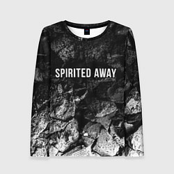 Женский лонгслив Spirited Away black graphite