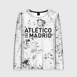 Лонгслив женский Atletico Madrid dirty ice, цвет: 3D-принт